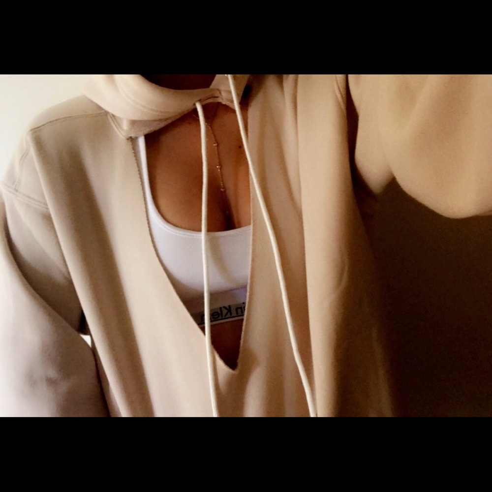 Tan sweatshirt
